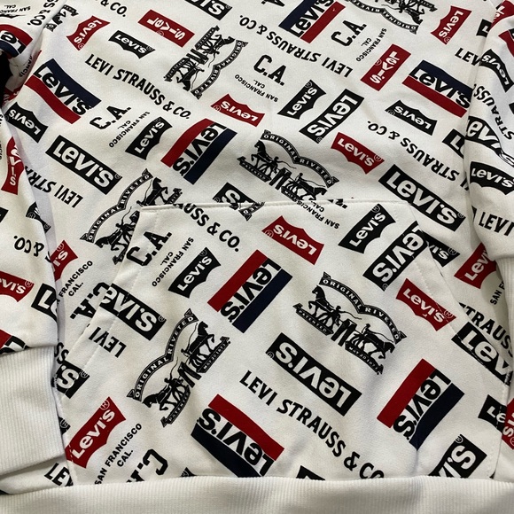 Boys Levi's Fleece Batwing Pullover Hoodie - Picture 12 of 16